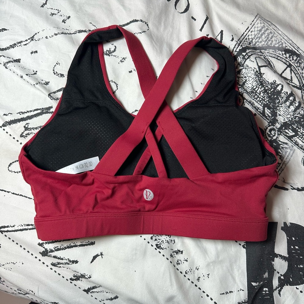Women's Red Sports Bra